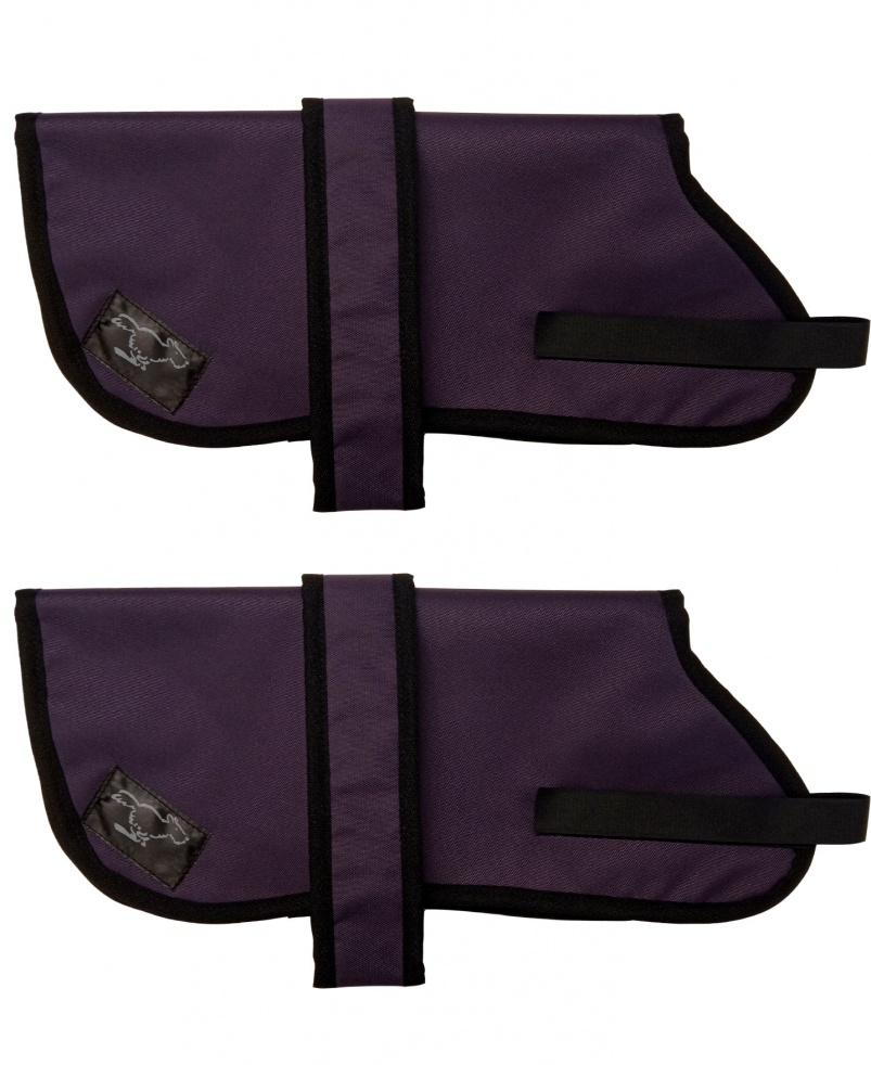 Personalised Waterproof Dog Coats | Deep Purple