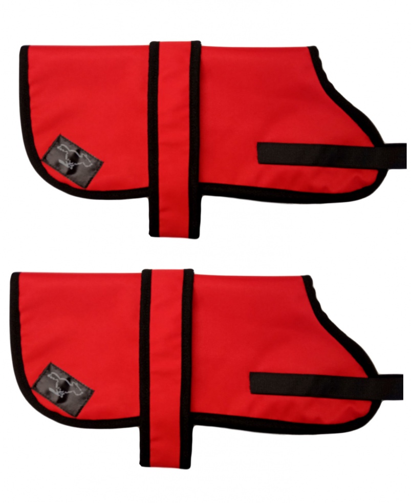 Cocker Spaniel Personalised Waterproof Dog Coats | Red