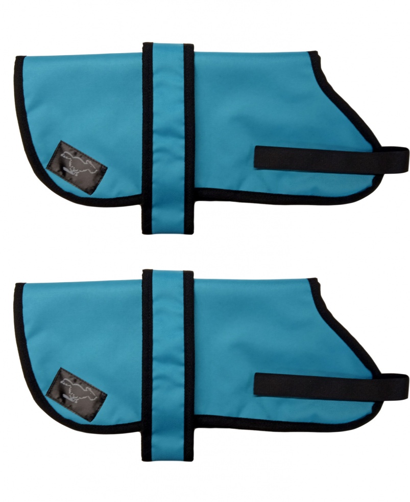 Cocker Spaniel Personalised Waterproof Dog Coats | Turquoise